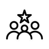 influencer icon illustration vector