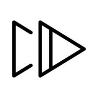 forward icon illustration vector