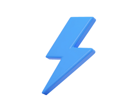 creare un' 3d bullone icona con trasparente sfondo utilizzando miscelatore png