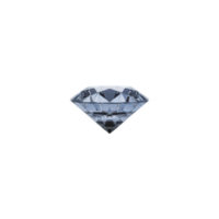 Sparkling, clear diamond with brilliant cut is centered on transparency background, showcasing its facets and clarity. gemstone elegance and luxury are highlighted by its pristine appearance png