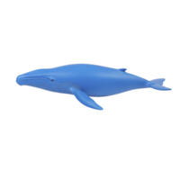 Blue whale illustration showcases majestic marine mammal in side view, highlighting its streamlined body and serene expression png
