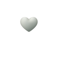 Simple white heart icon on transparent background, symbolizing love and purity. minimalist design is versatile for various digital and print applications png