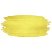 Vibrant yellow brushstroke with textured appearance, perfect for creative backgrounds and artistic designs. bold color and rough edges add dynamic and energetic feel png