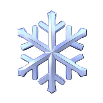 brillante, blu fiocco di neve con simmetrico disegno, simboleggiante inverno e freddo tempo atmosferico. fiocco di neve ha metallico aspetto esteriore, riflettendo leggero e la creazione di senso di freddo png