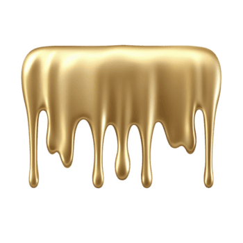 skinande, gyllene flytande droppar ner i slät, strömmande mönster, skapande lyxig och elegant effekt. metallisk glans och vätska rörelse framkalla känsla av överflöd och raffinemang png