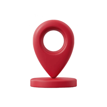 rosso 3d Posizione perno icona sta su circolare base, simboleggiante navigazione e posizionamento. design è semplice e moderno, spesso Usato nel digitale mappe e GPS applicazioni png