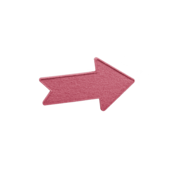 rosa provato freccia puntamento per giusto su trasparenza sfondo, simboleggiante direzione o movimento. struttura Aggiunge tattile elemento, fabbricazione esso adatto per mestieri o design progetti png