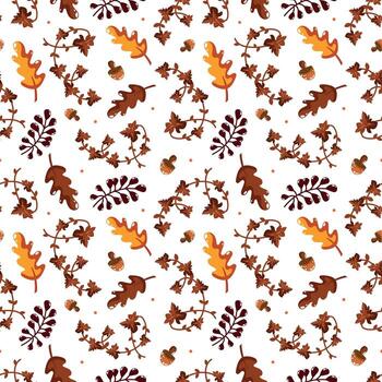otoño. hoja modelo. Hola otoño. plano estilo diseño. vector