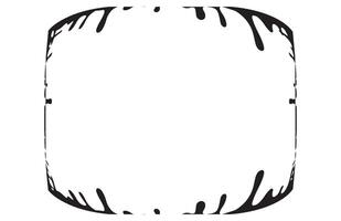 Dripping Paint Border Frame Design vector