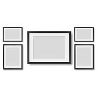 High Quality Frame Designs Editable Border Templates vector