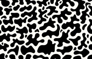 seamless pattern with black color cloud and liquid shapes style design background vector