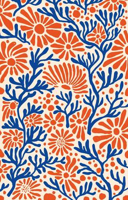 trendy bohemian flowe pattern background with retro concept