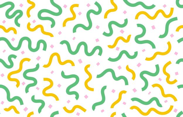 wave line seamless pattern background with trendy color