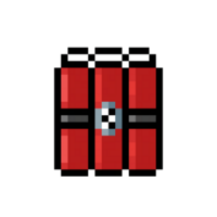 dynamite in pixel art for games png