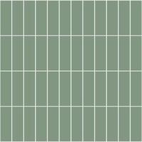 3D top view of matte green ceramic tiles with grid pattern, perfect for wall, flooring, or interior design texture backgrounds. vector