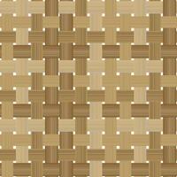 Seamless woven bamboo pattern with a natural and traditional texture, suitable for backgrounds and decorative designs vector