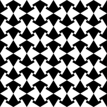 sin costura geométrico modelo con enclavamiento flecha formas en un moderno, resumen diseño, adecuado para antecedentes, textiles, y digital aplicaciones vector