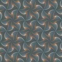A seamless abstract geometric pattern featuring dynamic swirling lines that create a mesmerizing sense of motion and depth. Ideal for wallpapers, backgrounds, textiles. vector