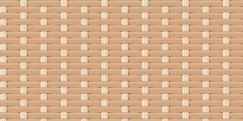 Seamless rattan weave pattern in soft brown tones, ideal for background textures, furniture design, packaging, and traditional or eco-style themes