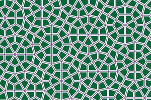 A seamless geometric pattern featuring interconnected polygons with a complex lattice design, ideal for backgrounds and decorative purposes. vector