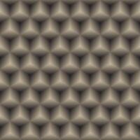 Seamless dark geometric pattern with a metallic gradient effect. Modern 3D-style abstract texture suitable for backgrounds, wallpapers, and digital design projects. vector