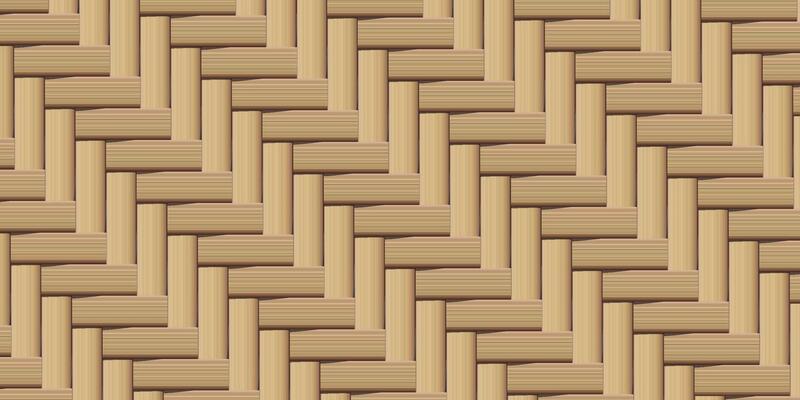 Seamless woven bamboo texture with a traditional basket weave pattern, ideal for backgrounds, packaging, and natural design themes.