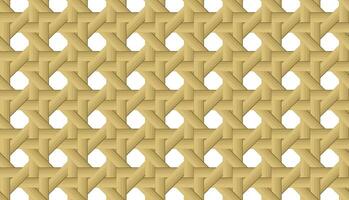 Seamless bamboo-style woven pattern with a natural, traditional look, perfect for backgrounds, crafts, and eco-friendly design projects. vector