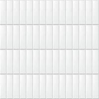 Glossy rectangular wall tile seamless pattern, ideal for bathrooms, kitchens, and modern architectural surfaces. vector