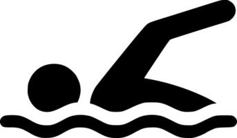 Swimming pool icon vector