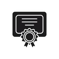 Diploma Icon,Certificate of Achievement and Graduation vector