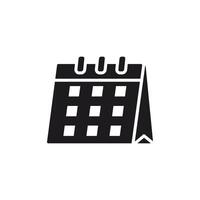 A simple yet effective calendar icon, ideal for use on websites, apps, or printed materials. With a minimalist design, this icon effectively communicates dates, appointments, and schedules. vector