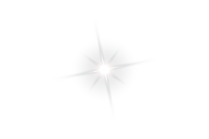 Shining glow light burst white flare sparkle beam and spark with radiant transparent effect for abstract star and sun presentation background or infographic png