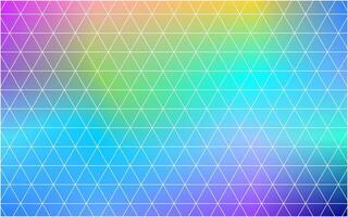 Rainbow Ombre Gradient with Geometric Triangle Pattern vector