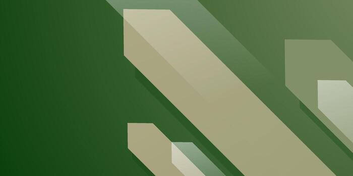 Abstract green dynamic color banner background. Overlap arrow shapes concept pattern design. vector