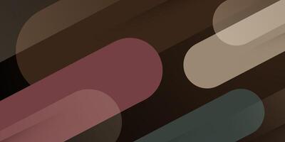 Abstract dynamic smooth color background. Overlap rounded shapes pattern design. vector