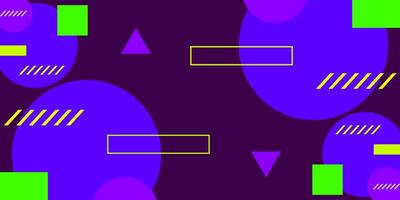 Abstract dark purple geometric background. Trendy shapes color shapes and lines pattern design. vector