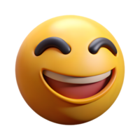 Smiling face with closed eyes png