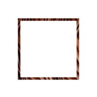 A black square frame with a brown background png