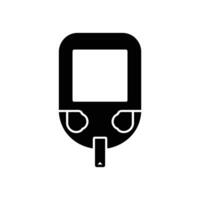 An icon of a blood glucose meter vector