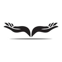 Open Hands Reaching Out A Symbol of Support and Community vector
