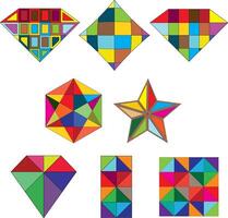 Prisma color object vector