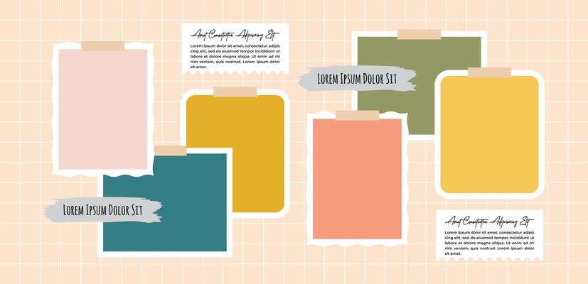 a Picture Moodboard picture photo collage design template