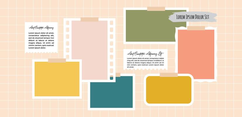 a Picture Photo frame collage concept