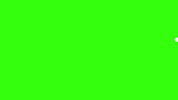 Abstract white fluid animation on green screen background. Seamless hand drawn liquid transition animation. video