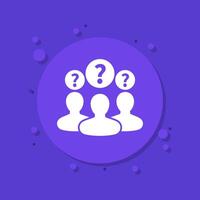 briefing, instruction for team icon design vector