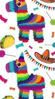 Colorful animation with dynamic transitions and festive Mexican-themed elements, featuring bright backgrounds and playful movement video