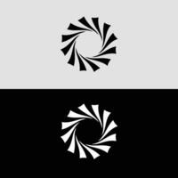 Abstract swirl logo design illustration for company branding and identity concept art vector