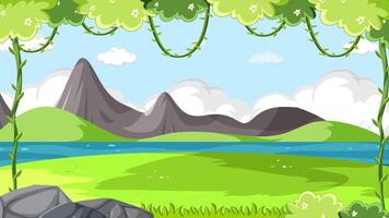 Dinosaurs gather around colorful numbers in a lively prehistoric setting, highlighting playful animation and bright visuals video