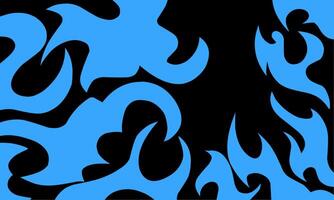 Seamless Abstract Flame Pattern Fire Inspired Background vector