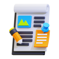 3d editing icon. Ideal for blogs, articles, social media posts, and creative writing png